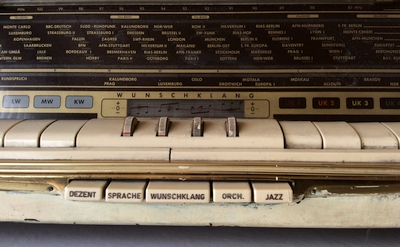 Grundig 6099 Wunschklangregister im verdreckten Zustand