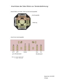 Saba Automatic: Verdrahtung der Motorspulen 