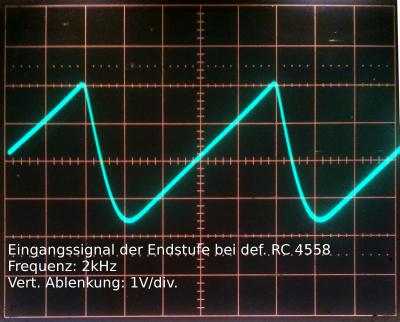 CV1400 RC4558 Verzerrungen