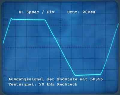 PA-Slewrate Vollaussteuerung