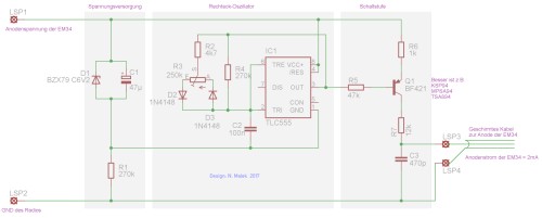 Pulsweitenmodulator Schaltung / Schaltplan